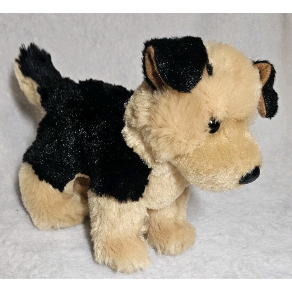Douglas German Shepherd Realistic Plush Stuffed Animal Dog Black Tan 8 Inch